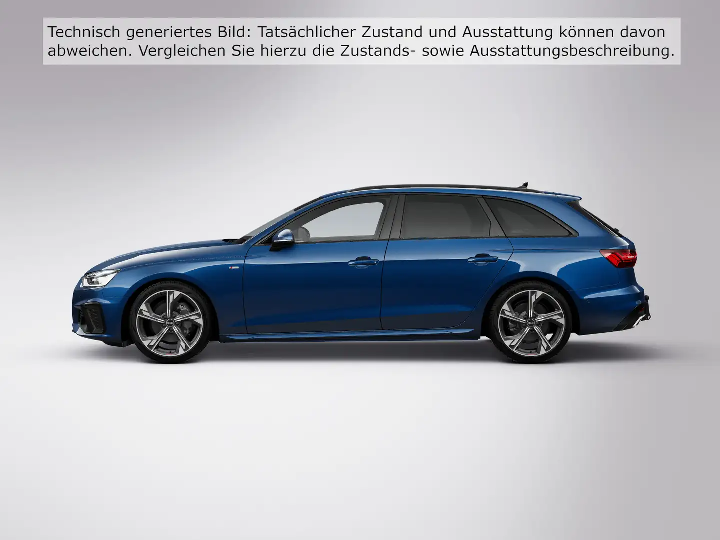 Audi A4 40 TDI q. S-Tronic S-Line 2x, MAtrix, A Blauw - 2