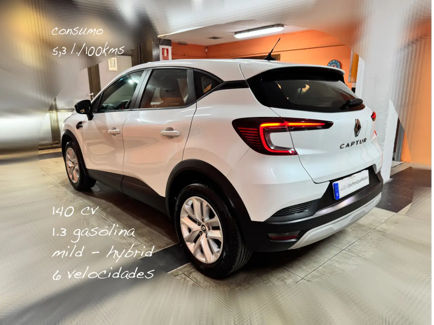 Renault Captur TCe GPF Micro Híbrido Evolution 103kW Blanc - 2