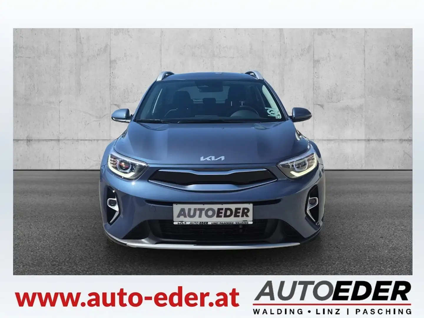 Kia Stonic 1,0 TGDI GPF ISG Silber Blau - 2