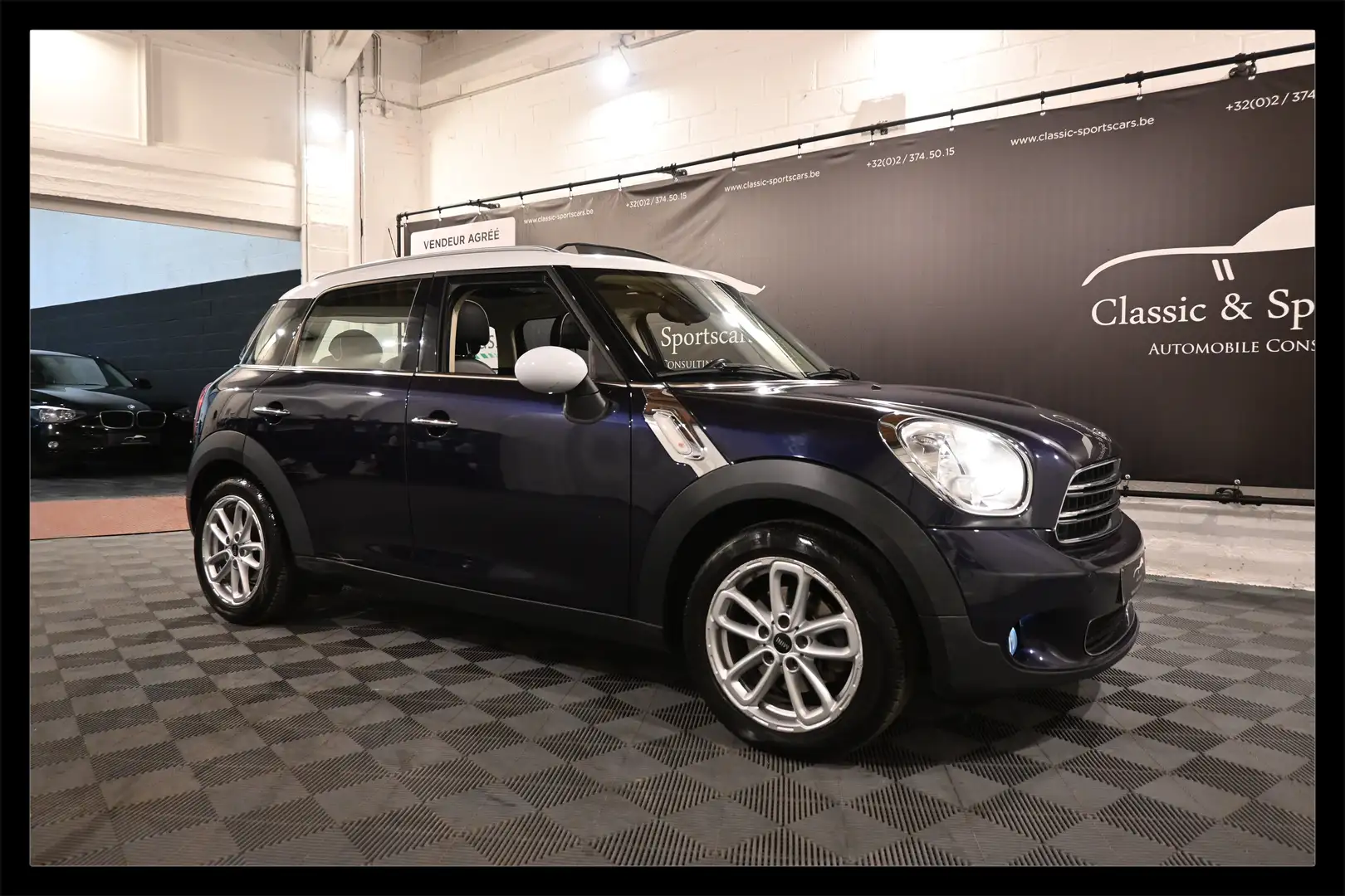 MINI Cooper Countryman 1.6iA AUTO FACELIFT / EURO 6b / FULL OPTIONS !! Blauw - 1