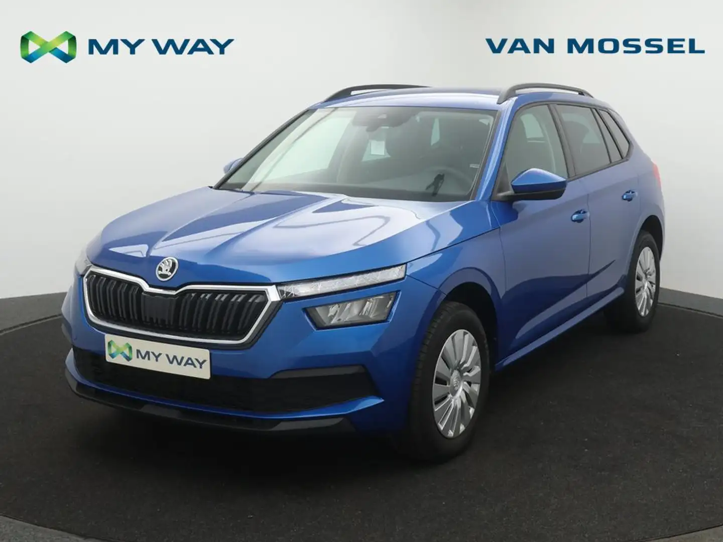 Skoda Kamiq Kamiq Active 1.0TSI 95pk 5v *APP CONNECT*BLTH*CRUI Modrá - 1