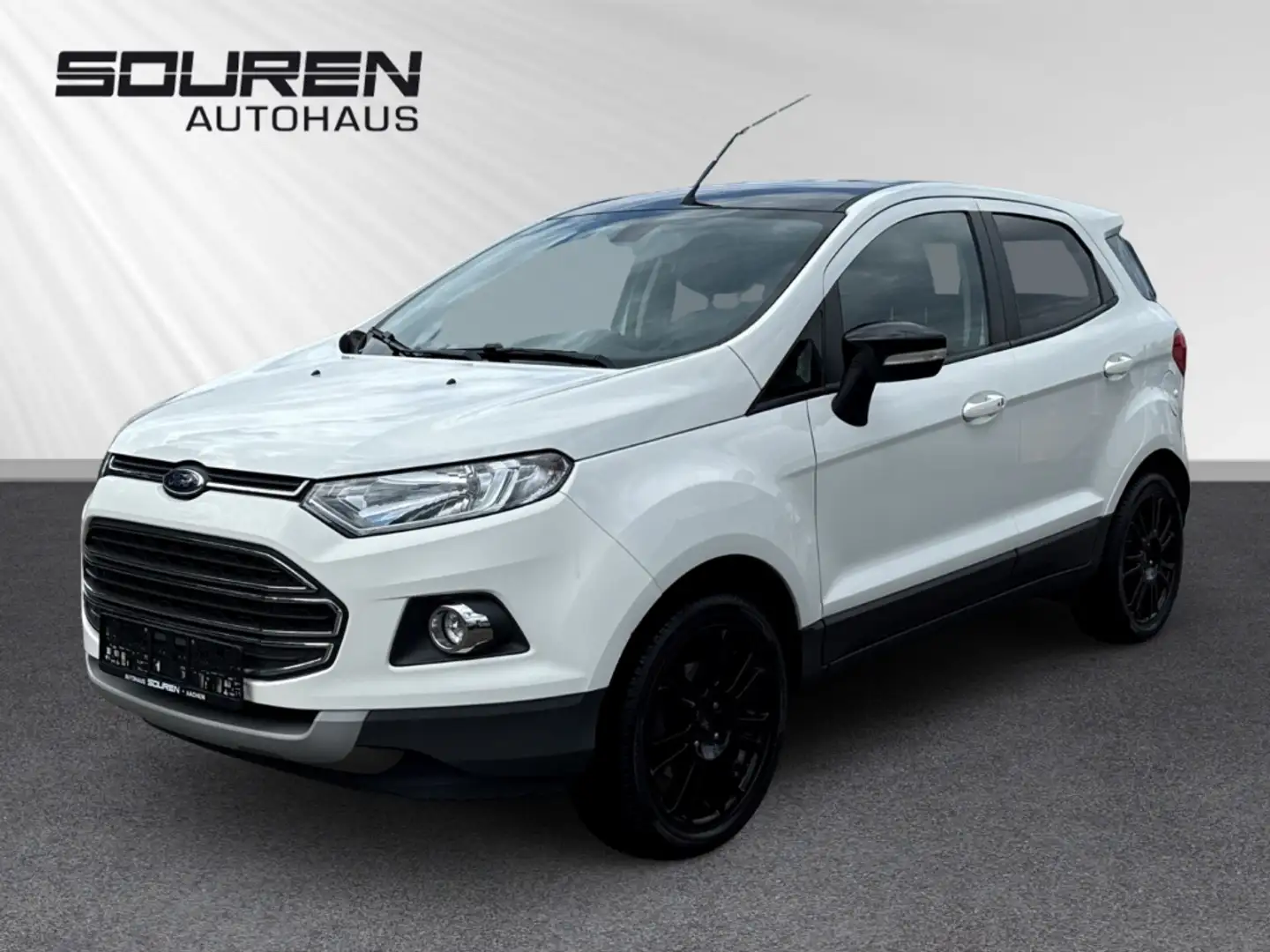 Ford EcoSport Titanium EcoBoost 1.0 + Klikaanlage + Tempomat + S Weiß - 1