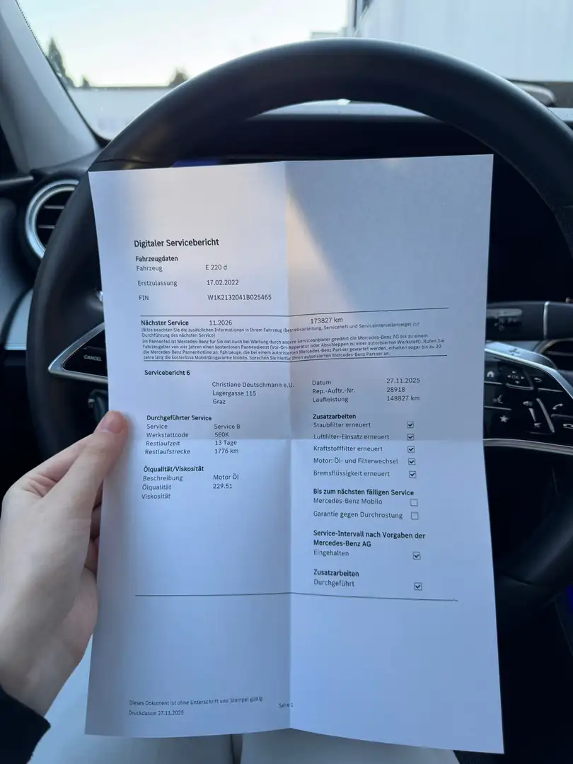 Mercedes-Benz E 220 E 220 d T Avantgarde Silber - 2