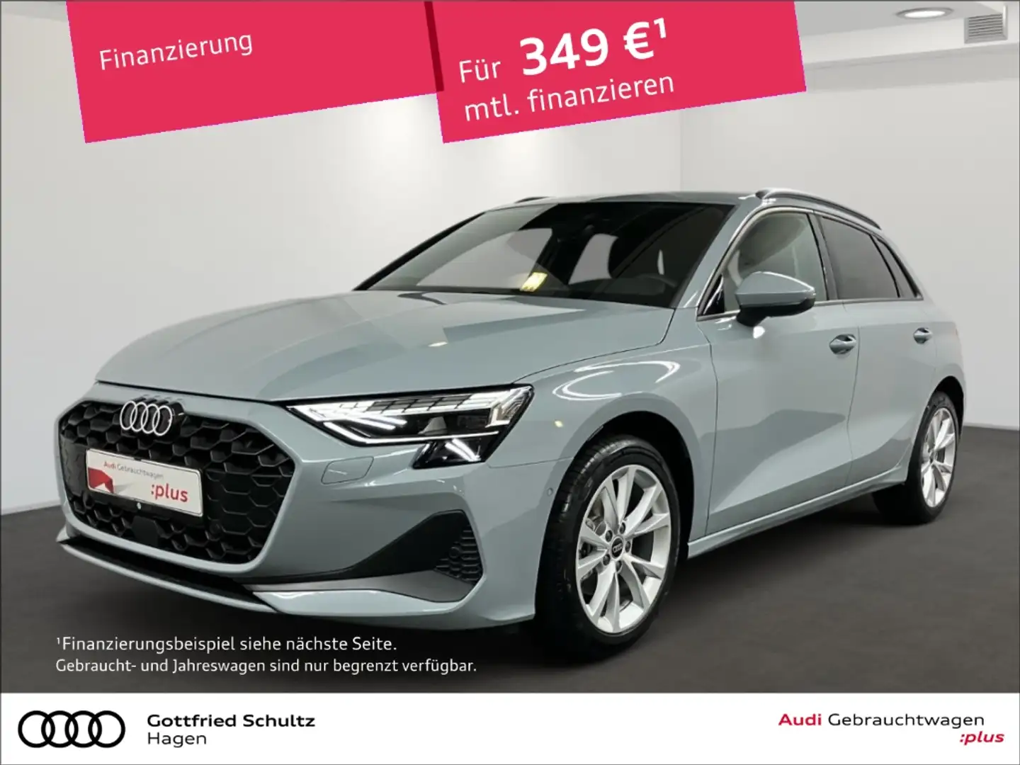 Audi A3 Sportback 30 TFSI S-tronic LED NAV AHK ACC SHZ Grau - 1