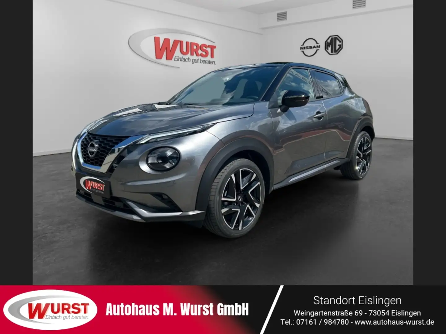 Nissan Juke N-Design Alcantara Klima Navi 360 Grad Kamera Sitz Grau - 1