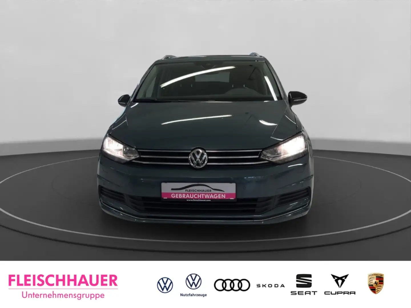 Volkswagen Touran IQ.DRIVE 2.0 TDI Navi+AHK+Kamera+ACC+7-Sitzer Blau - 2