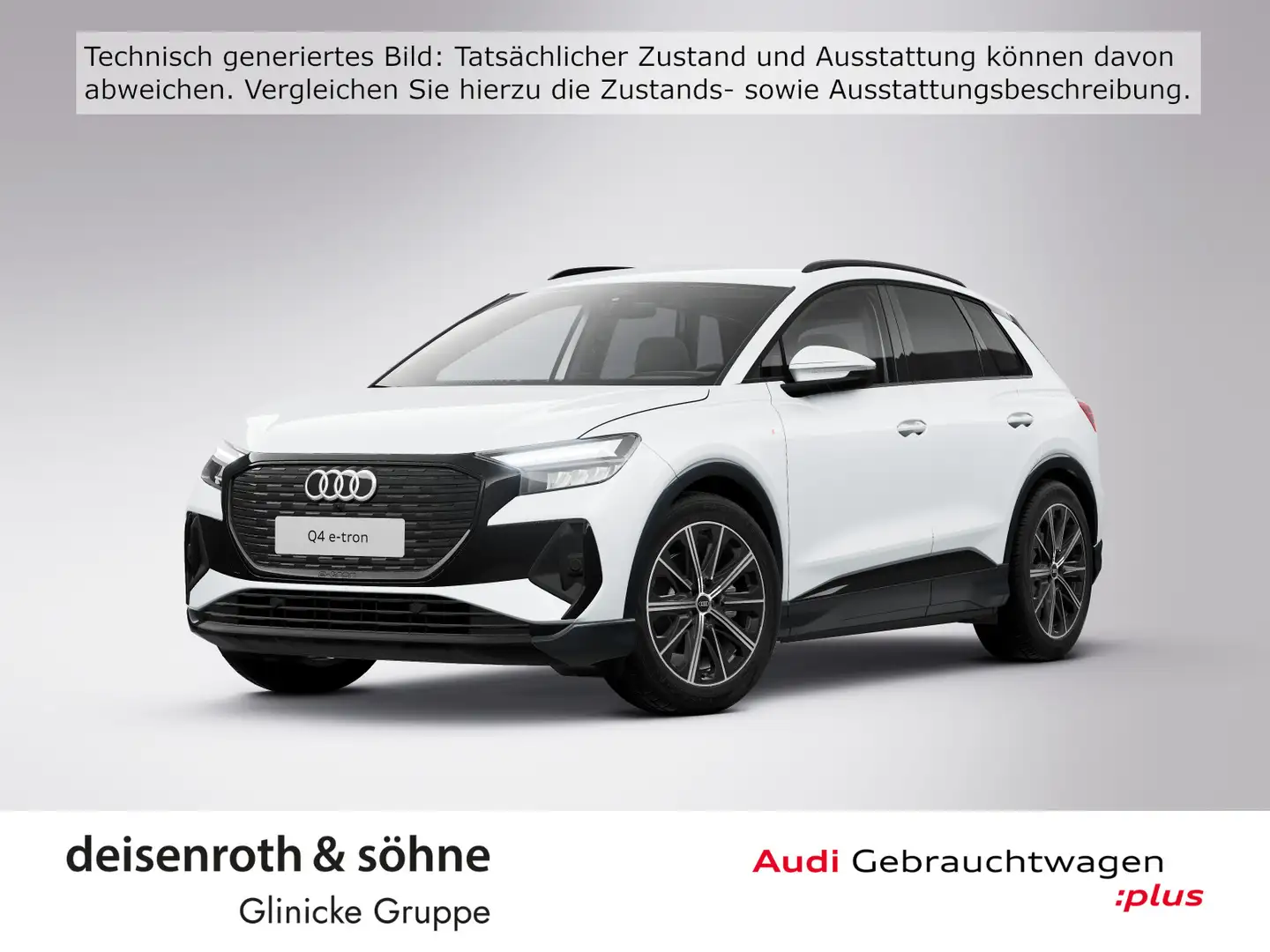 Audi Q4 e-tron 35 S line LED/StandKlima/20"/MMI/SHZ Blanc - 1