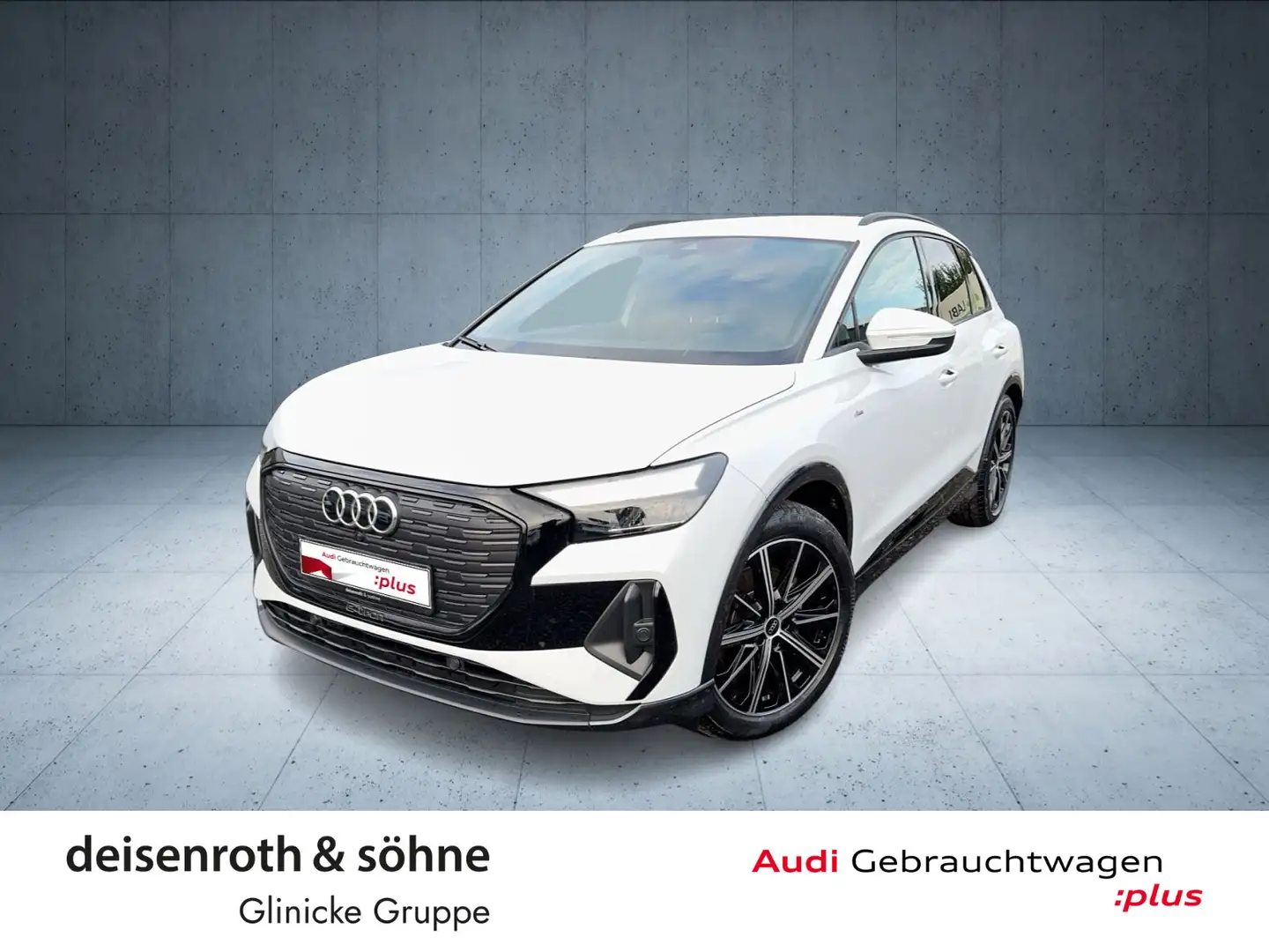 Audi Q4 e-tron 35 S line LED/StandKlima/20"/MMI/SHZ Weiß - 1