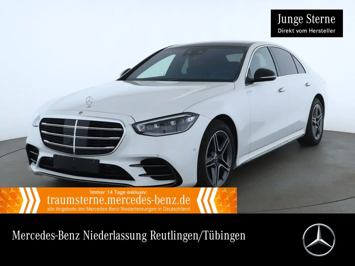 Mercedes-Benz S 350 d 4M AMG+NIGHT+PANO+DIGITAL-L+BURMESTER3D Білий - 1