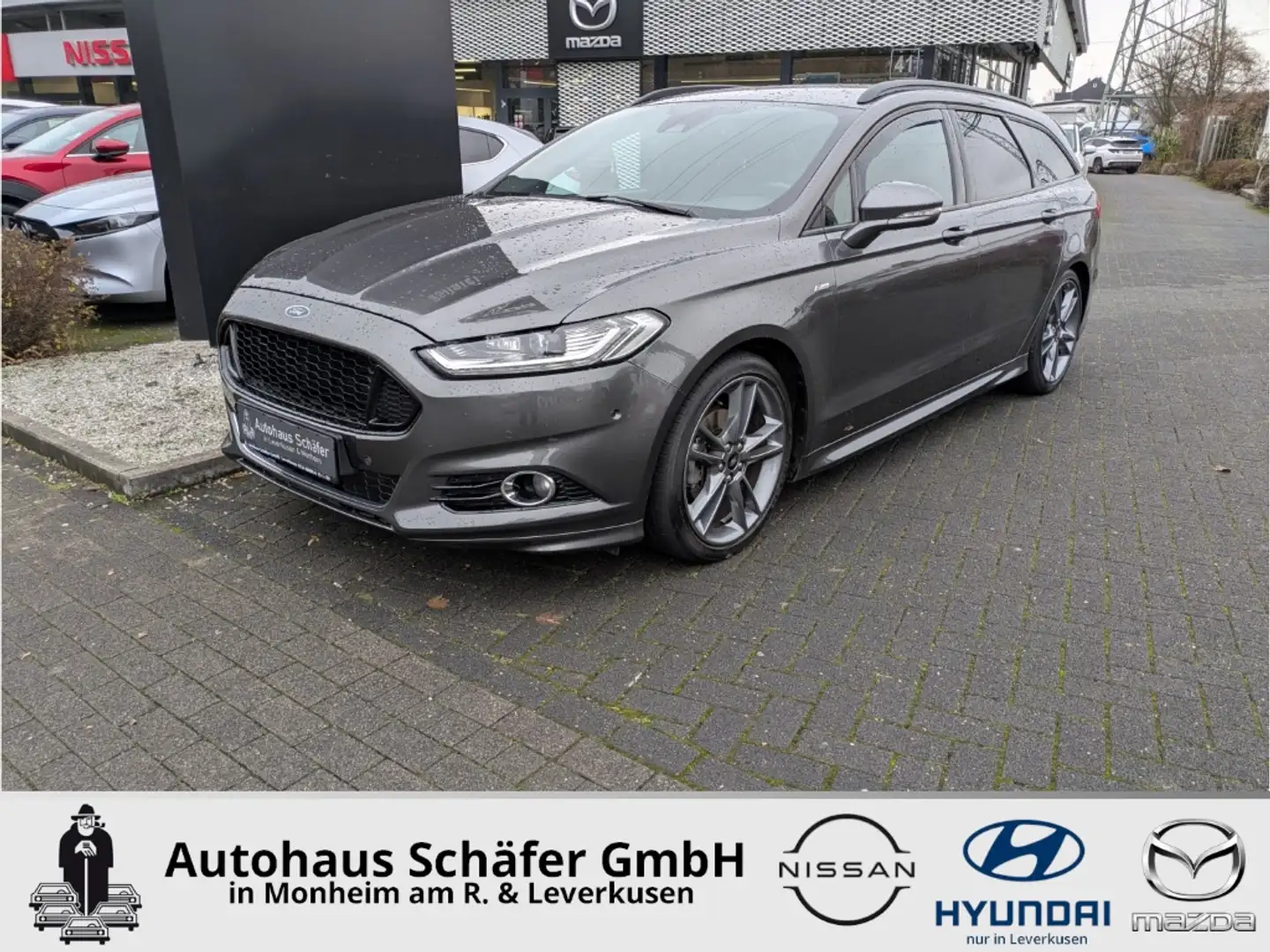 Ford Mondeo ST-Line Turnier AHK-abnehmbar SHZ Temp Navi Memory Grigio - 1