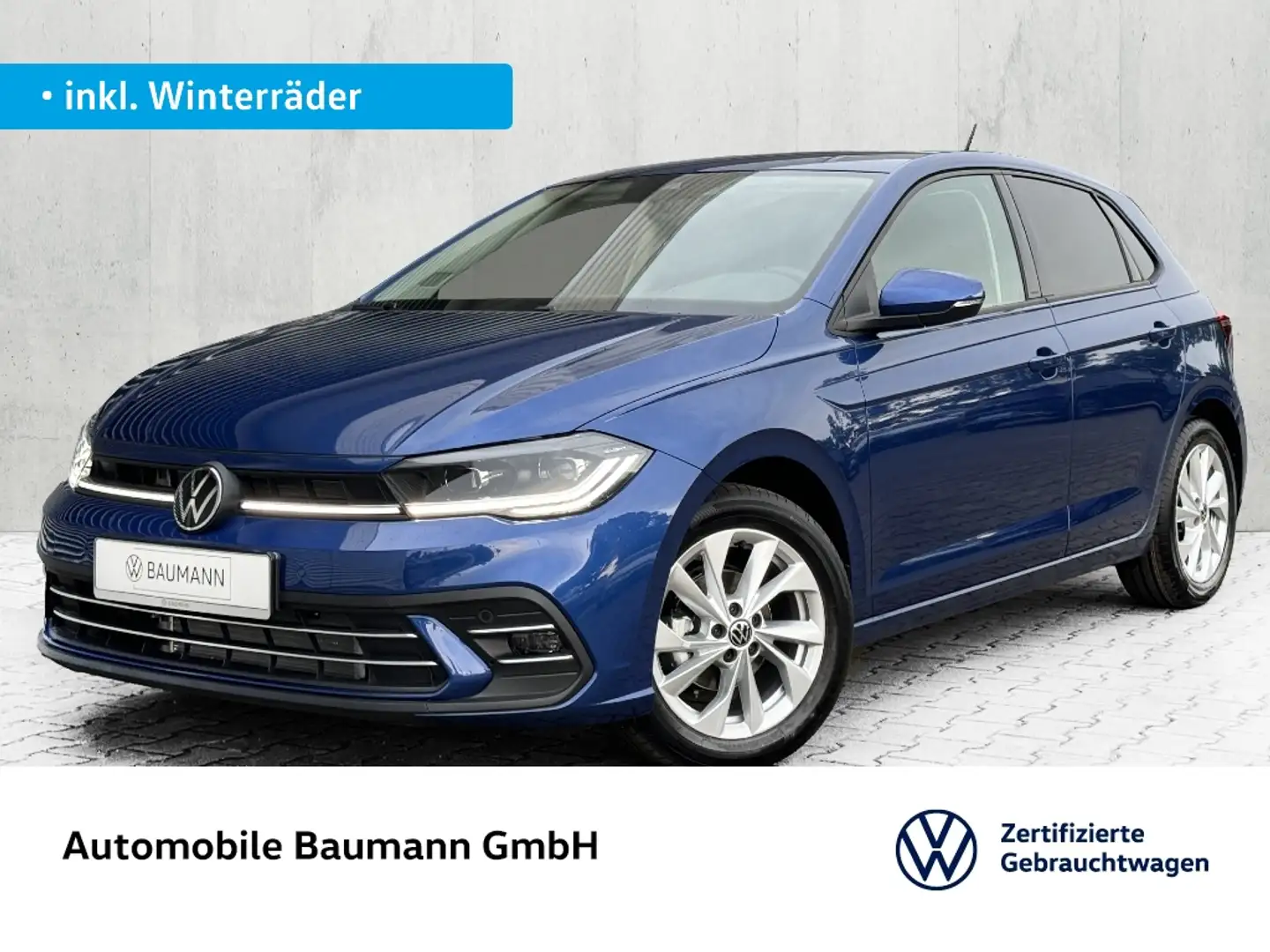 Volkswagen Polo 1.0 TSI DSG STYLE *MATRIX*NAVI*AHK* -31% Bleu - 1