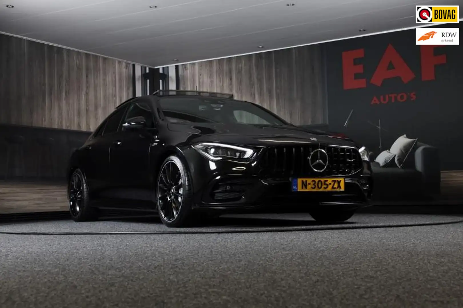 Mercedes-Benz CLA 35 AMG 4MATIC / Miltek / Schaalstoelen / 360 Camera / Bur Noir - 1