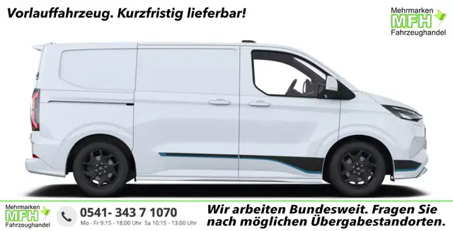 Ford E-Transit Custom Sport 71kWh L1 LED SHZ 2S 17Z 160 kW (21...