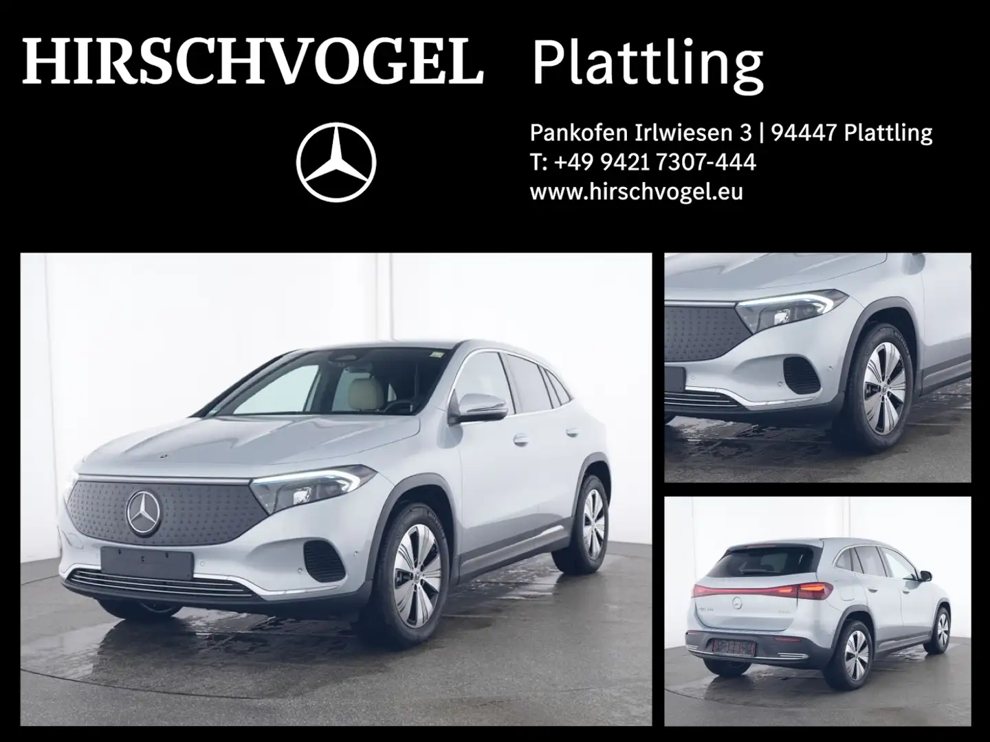 Mercedes-Benz EQA 350 4M Progressive+AHK+KEYLESS+MBUX+Navi-Pr. Срібний - 1