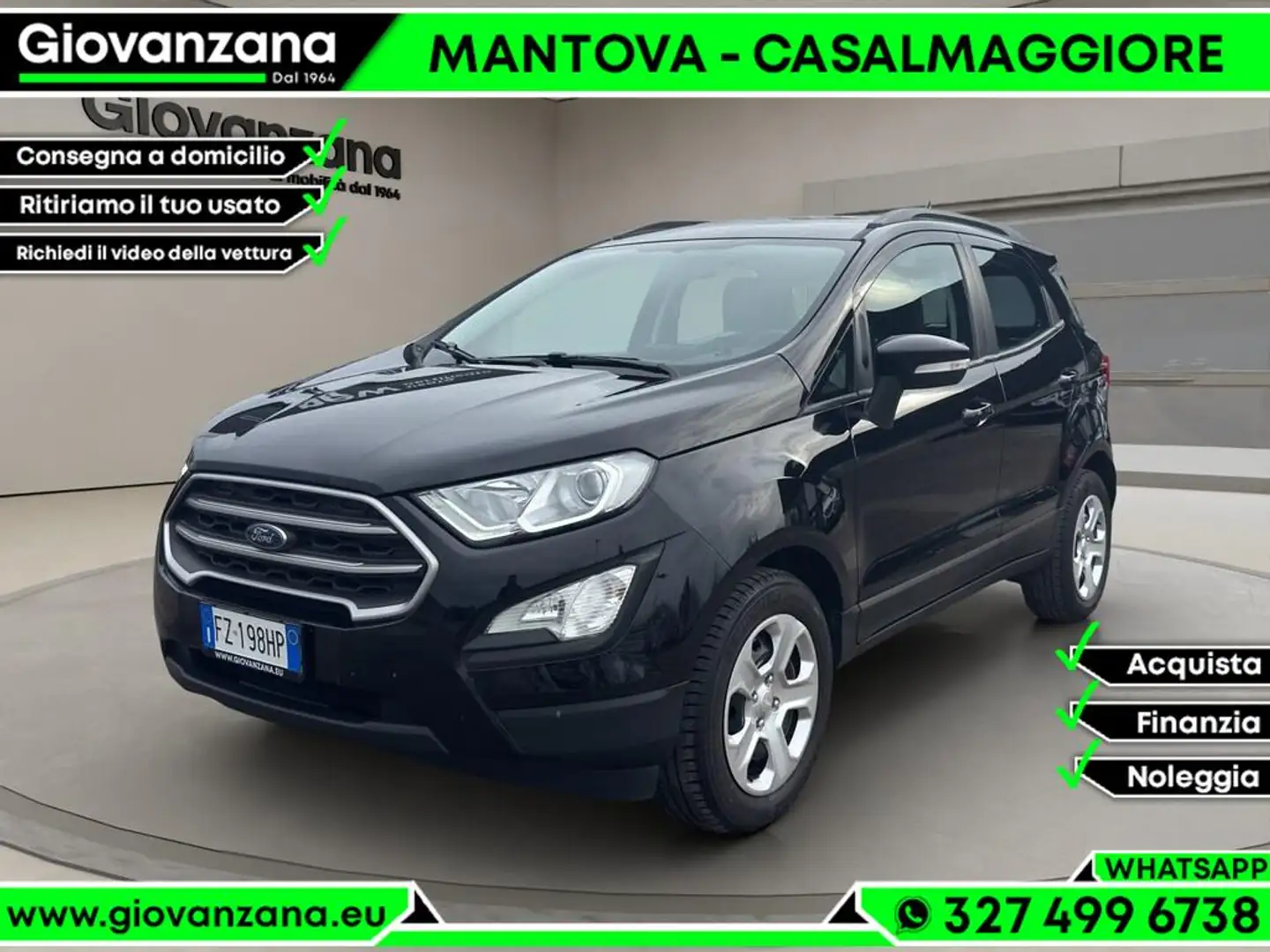 Ford EcoSport 1.0 ecoboost Business 100cv my19 Чёрный - 1