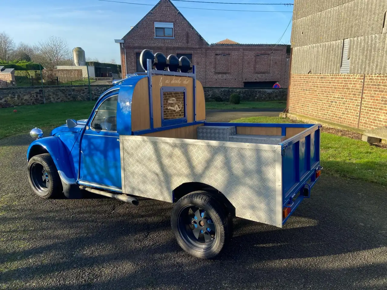 Citroen 2CV Citroën 2cv camionnette transformer en pick-up, foto 3