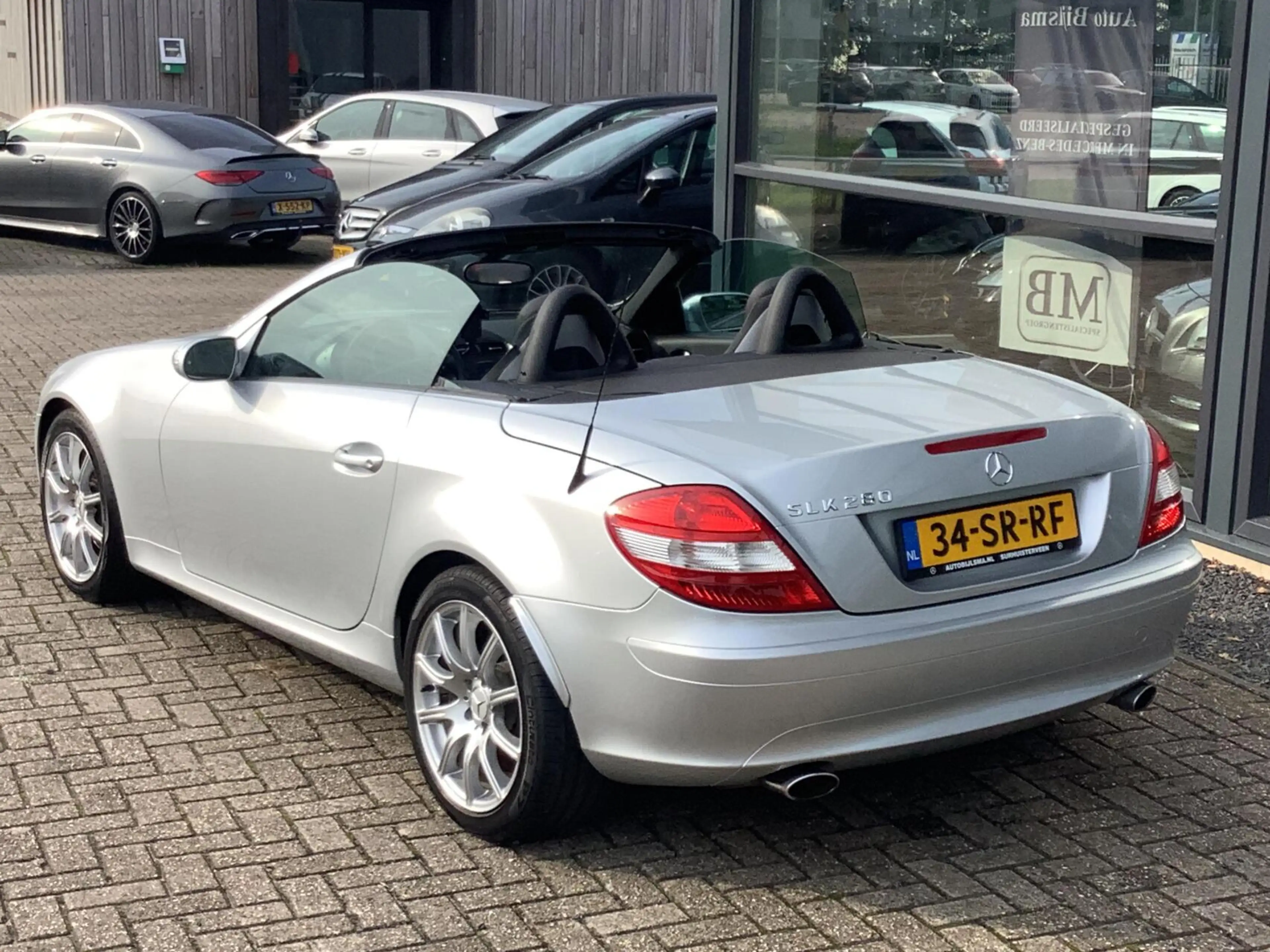 Mercedes-Benz SLK 280 nekverwarming stoelverwarming cruise lederen bekle — photo 11