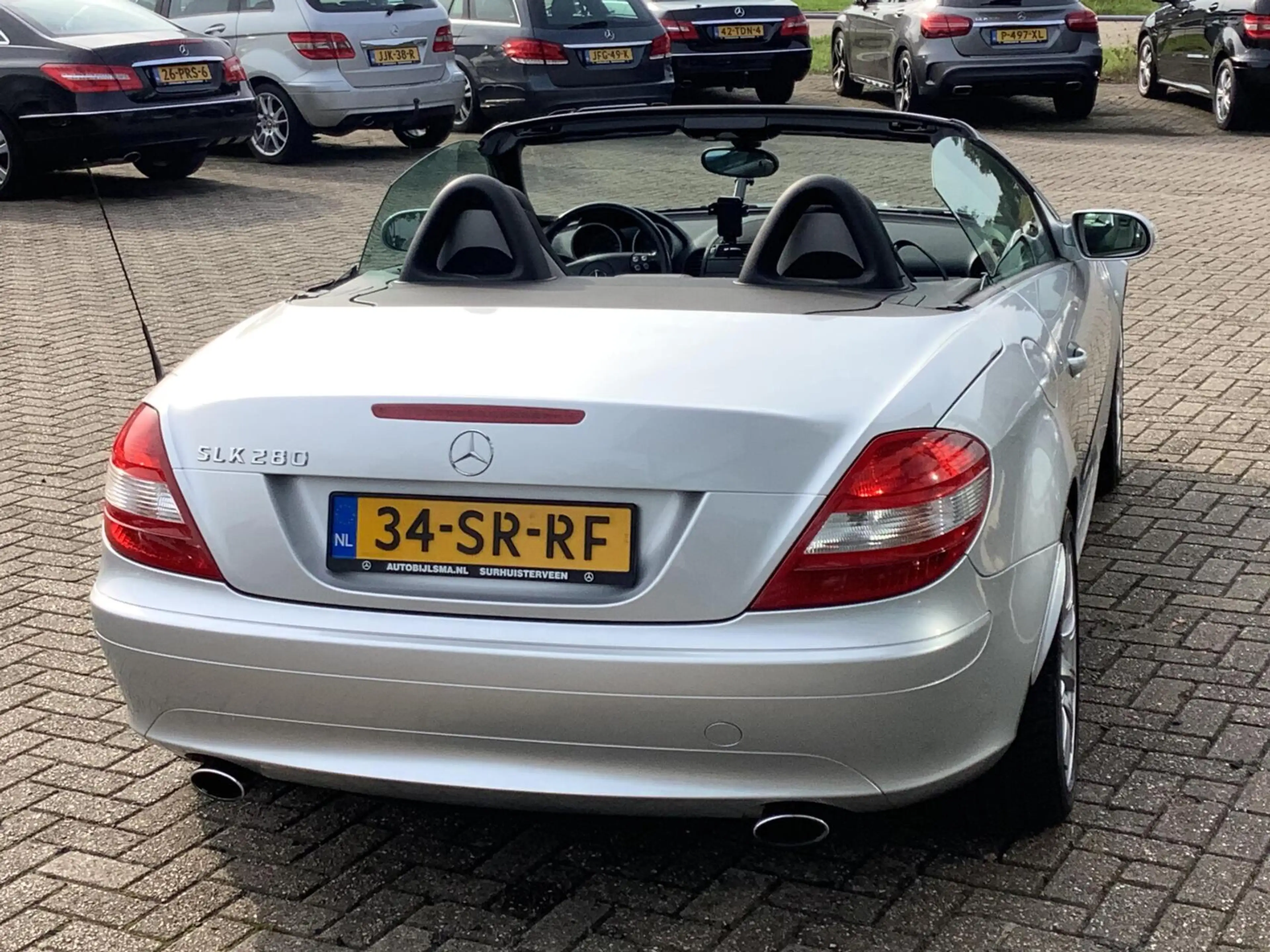 Mercedes-Benz SLK 280 nekverwarming stoelverwarming cruise lederen bekle — photo 9