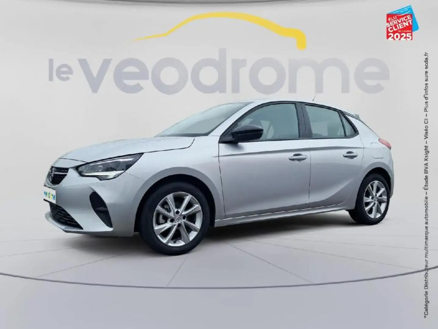 Opel Corsa-e 1.2 75ch Elegance Business GPS Radar AR Carplay Gris - 1