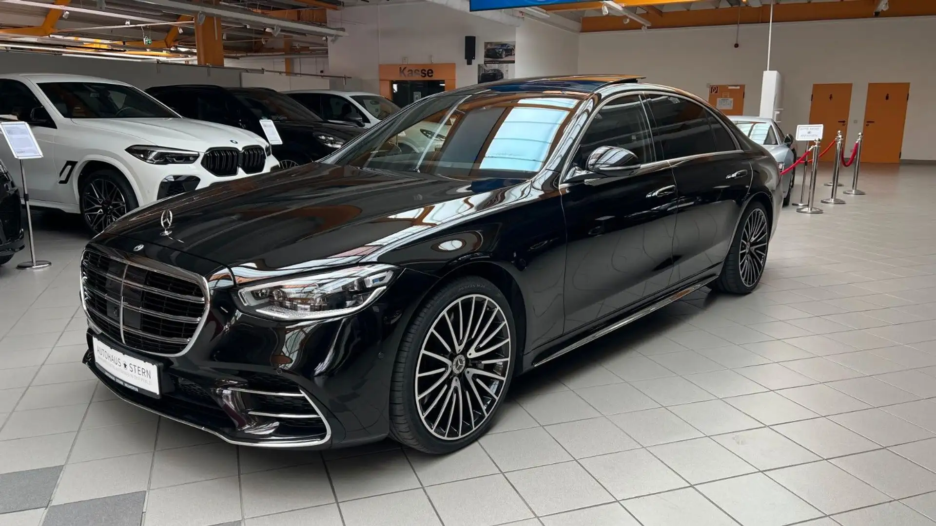 Mercedes-Benz S 400 d 4Matic L|First-Class Fond|Pano|100% Voll Zwart - 1