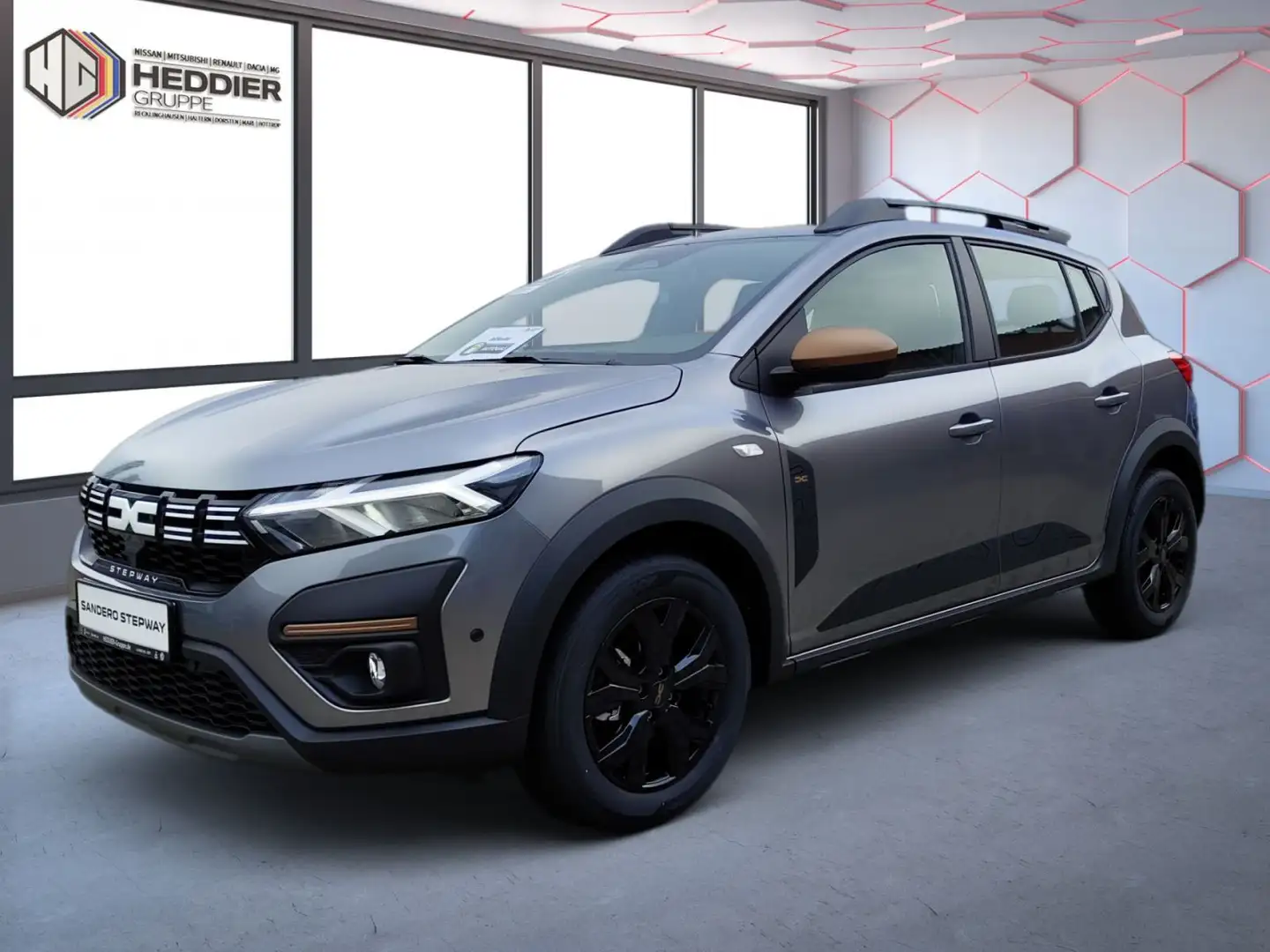 Dacia Sandero Stepway EXTREME+ TCE 100 ECO-G LPG*KLIMA Grijs - 1