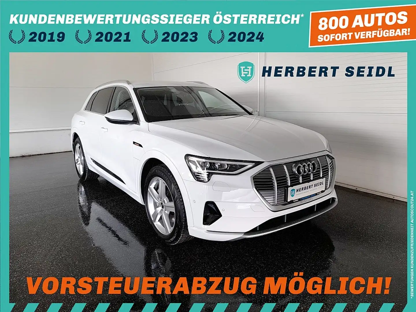 Audi e-tron 50 quattro Advanced *20 ZOLL / LED / NAVI / VIR... Weiß - 1