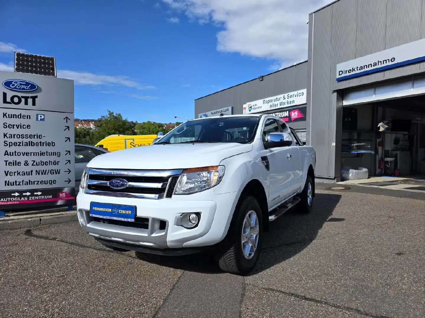 Ford Ranger Limited Extra Cab 4x4 *STANDH*AHK*NAV*KAM Blanc - 1