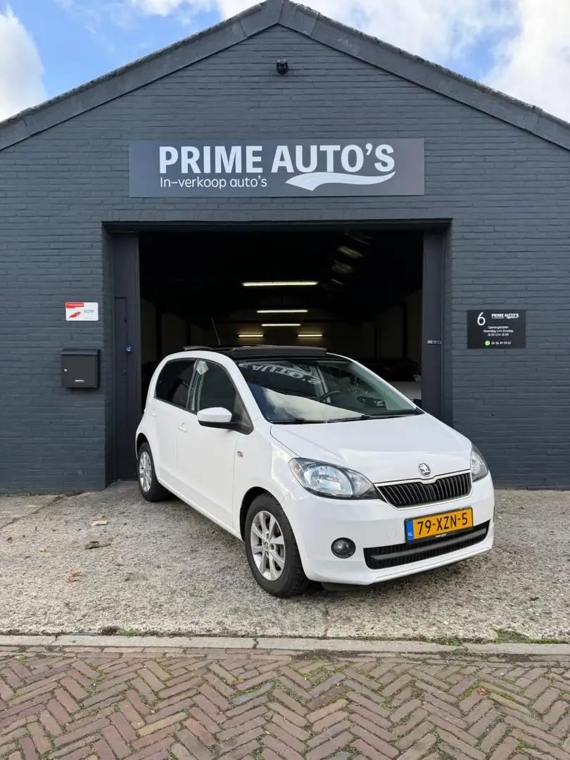 Skoda Citigo 1.0 Greentech 44KW 2012 Wit Wit - 2