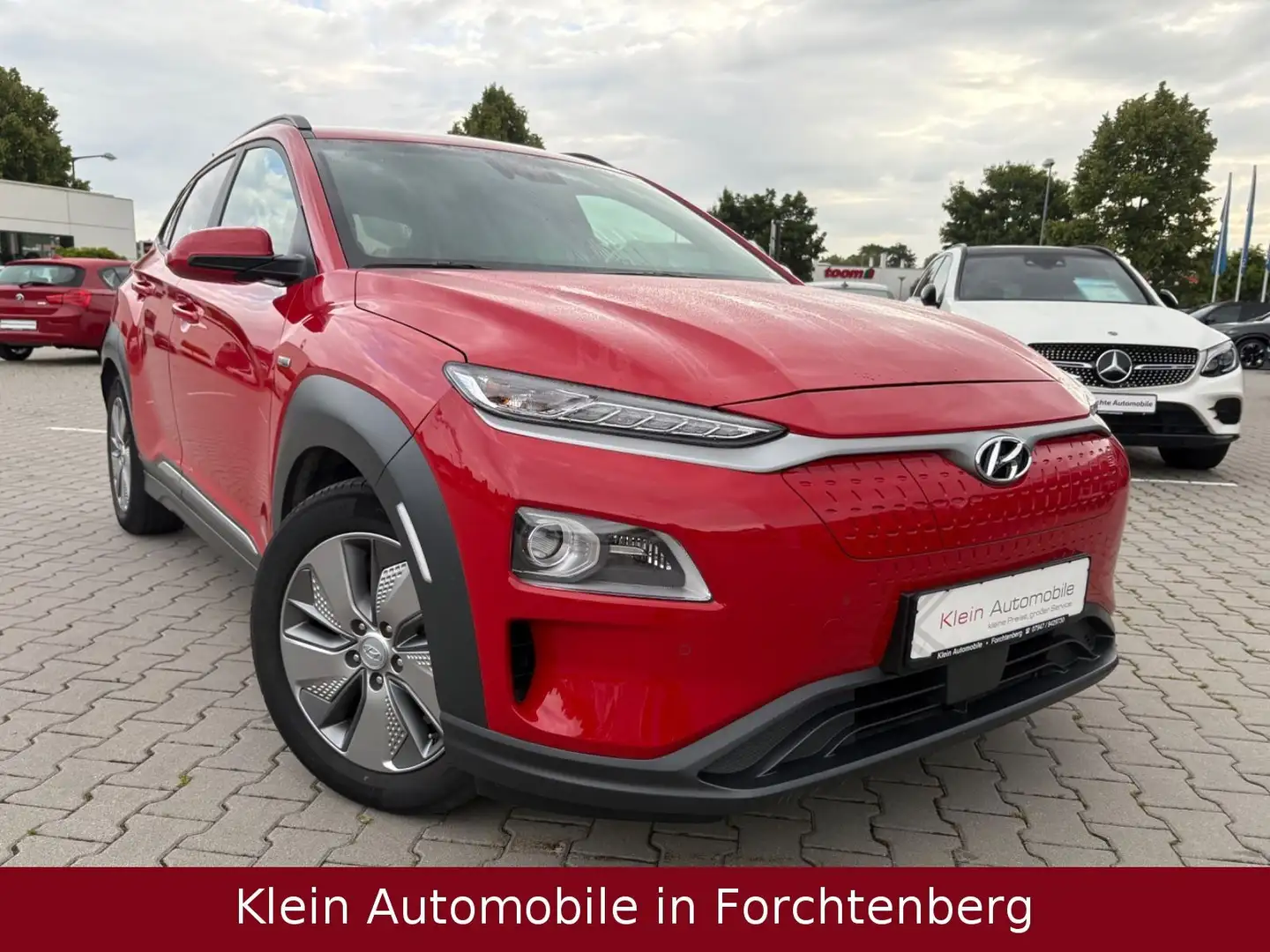 Hyundai KONA Premium Leder Nav LED HUD Sitzklima Kamera Rot - 1