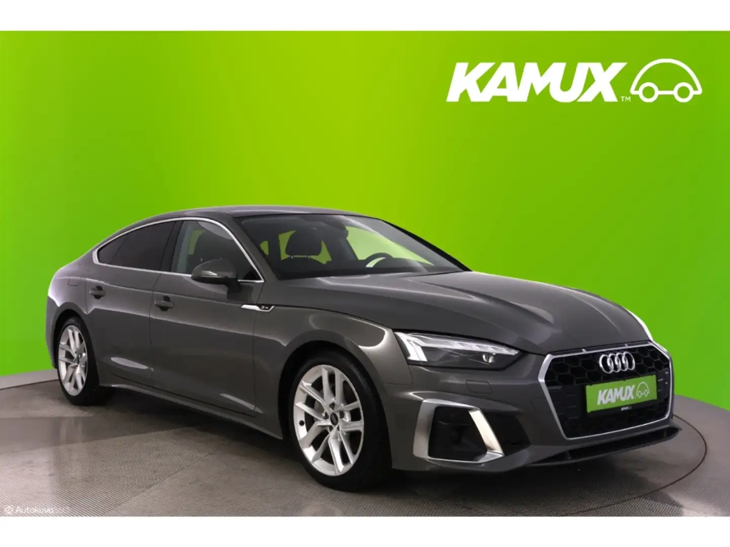 Audi A5 40TFSI Sb S-tronic S-line+LED+NAVI+VIRTUAL Gris - 1