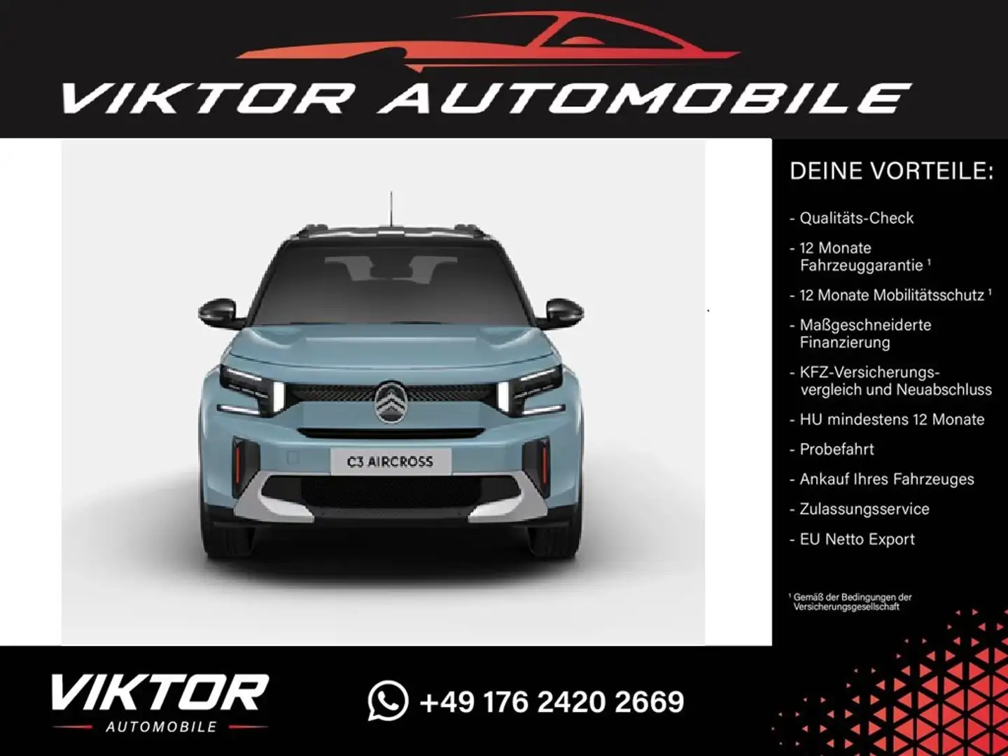 Citroen C3 Aircross 1.2 MHEV 145 ë-DSC6 "PLUS" BESTELLAKTION Blau - 2