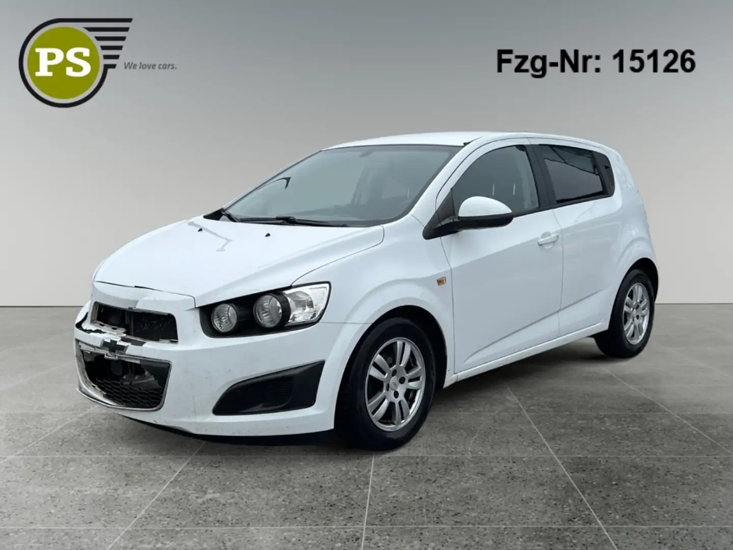 Chevrolet Aveo Schrägheck LT+ Klima Weiß - 1