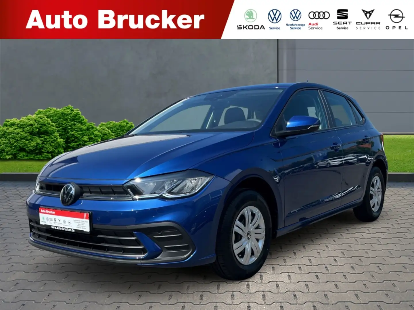Volkswagen Polo VI Basis 1.0+LED+Klima+Einparkhilfe vo+hi+ Bleu - 1