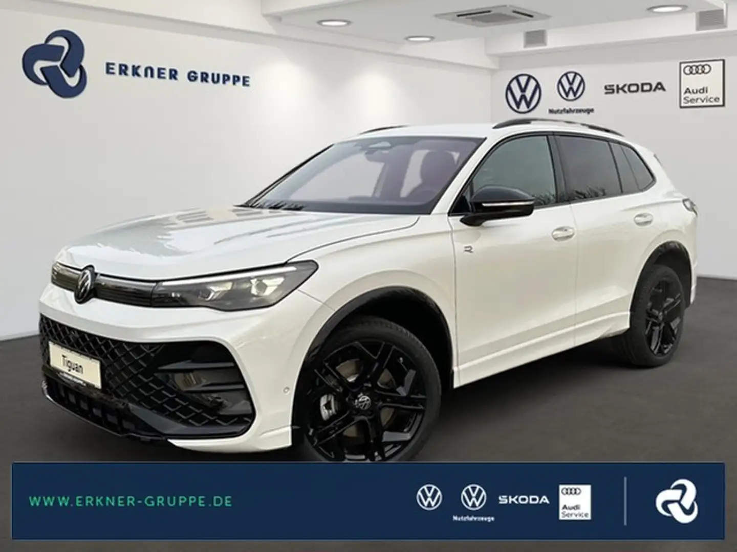 Volkswagen Tiguan 2.0TDI DSG 4M R-Line Black St. AHK+STDHZG+ Weiß - 1