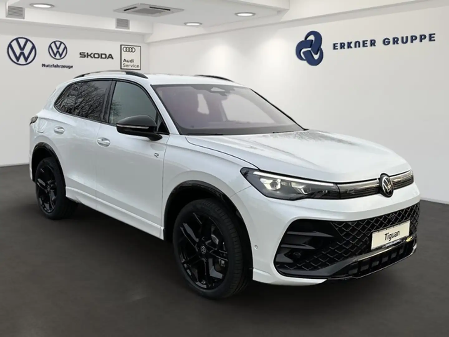 Volkswagen Tiguan 2.0TDI DSG 4M R-Line Black St. AHK+STDHZG+ Weiß - 2