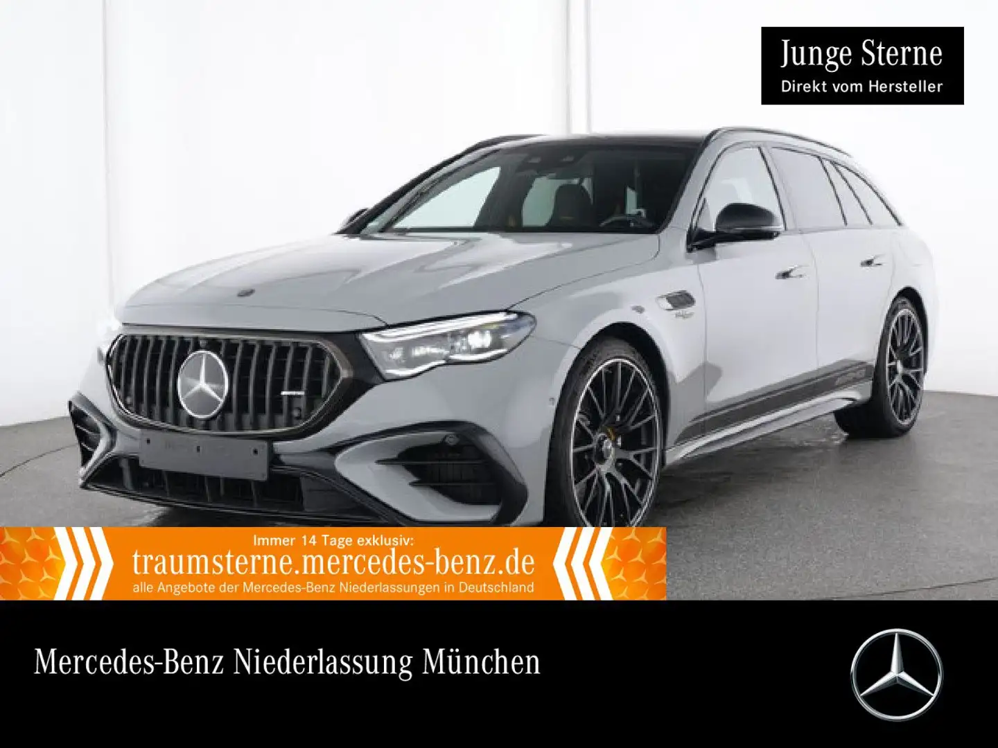 Mercedes-Benz E 53 AMG T 4M Hybrid Carbon Driversp Perf-Sitze 9G Grau - 1