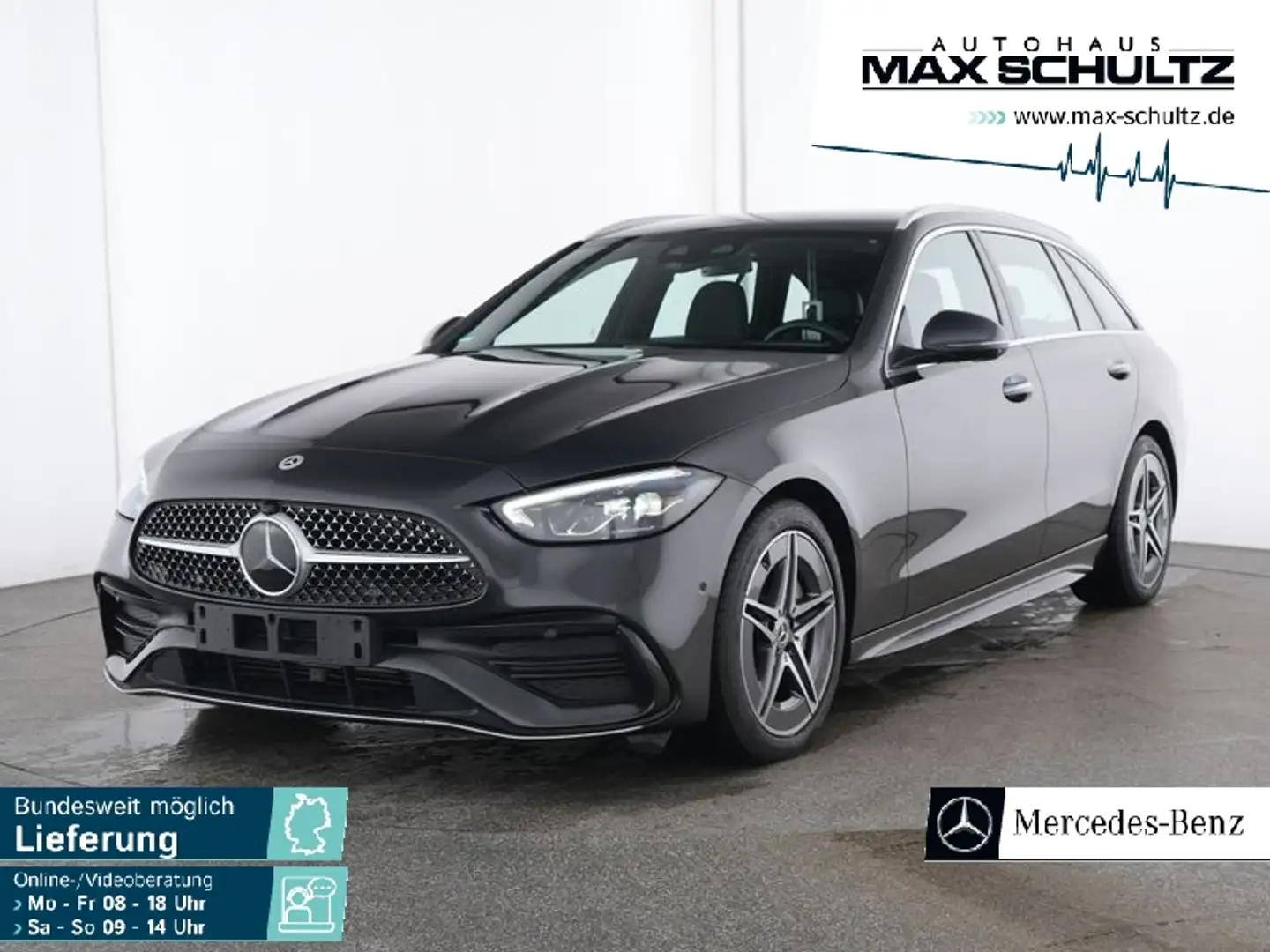 Mercedes-Benz C 220 d 4M T AMG*AHK*DISTR*KEYL*360°KAM*ALLRAD Grau - 1