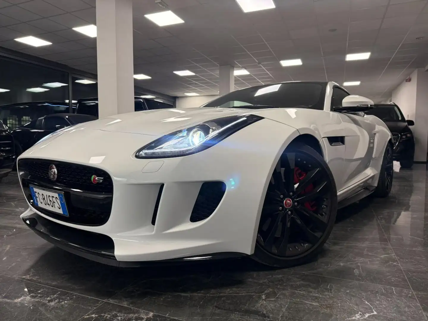 Jaguar F-Type 3.0 V6 aut. AWD Coupé S / TETTO / UNICO PROP. Blanc - 1