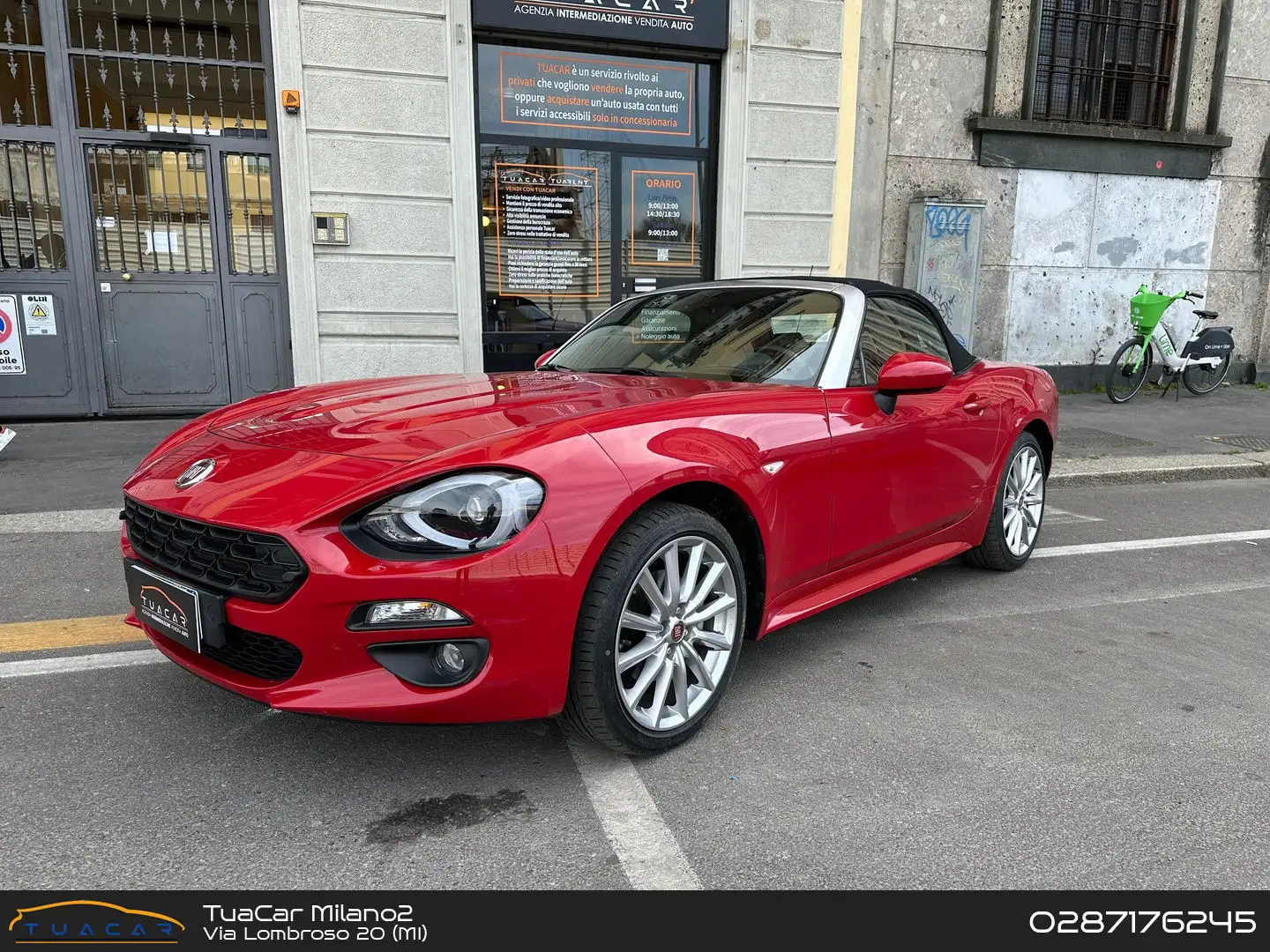 Fiat 124 Spider 1.4 Multiair Turbo Lusso Rot - 1