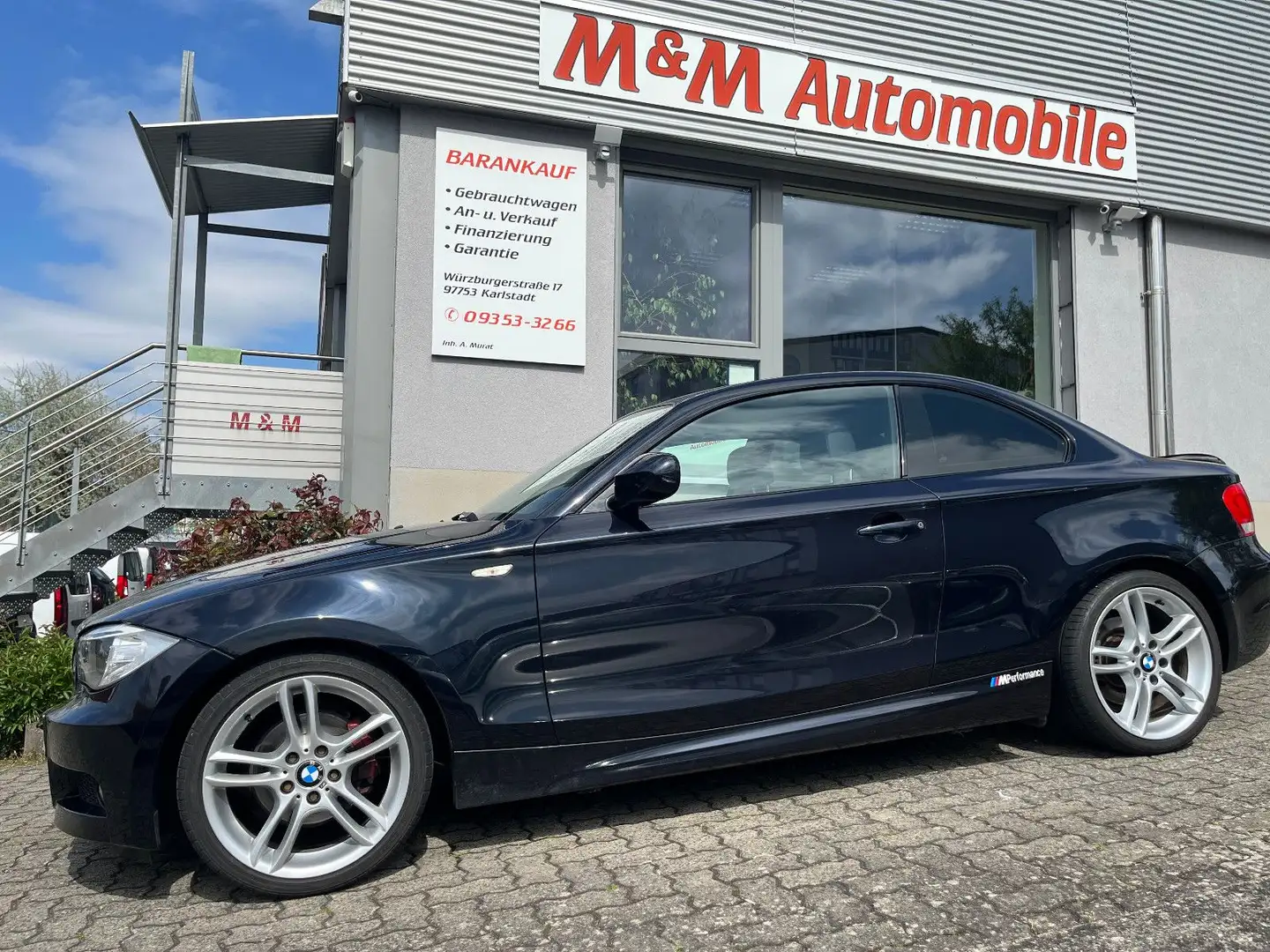 BMW 120 i Coupe M-Sport Paket *Klima+18"ALU+PDC+EU5* Schwarz - 1