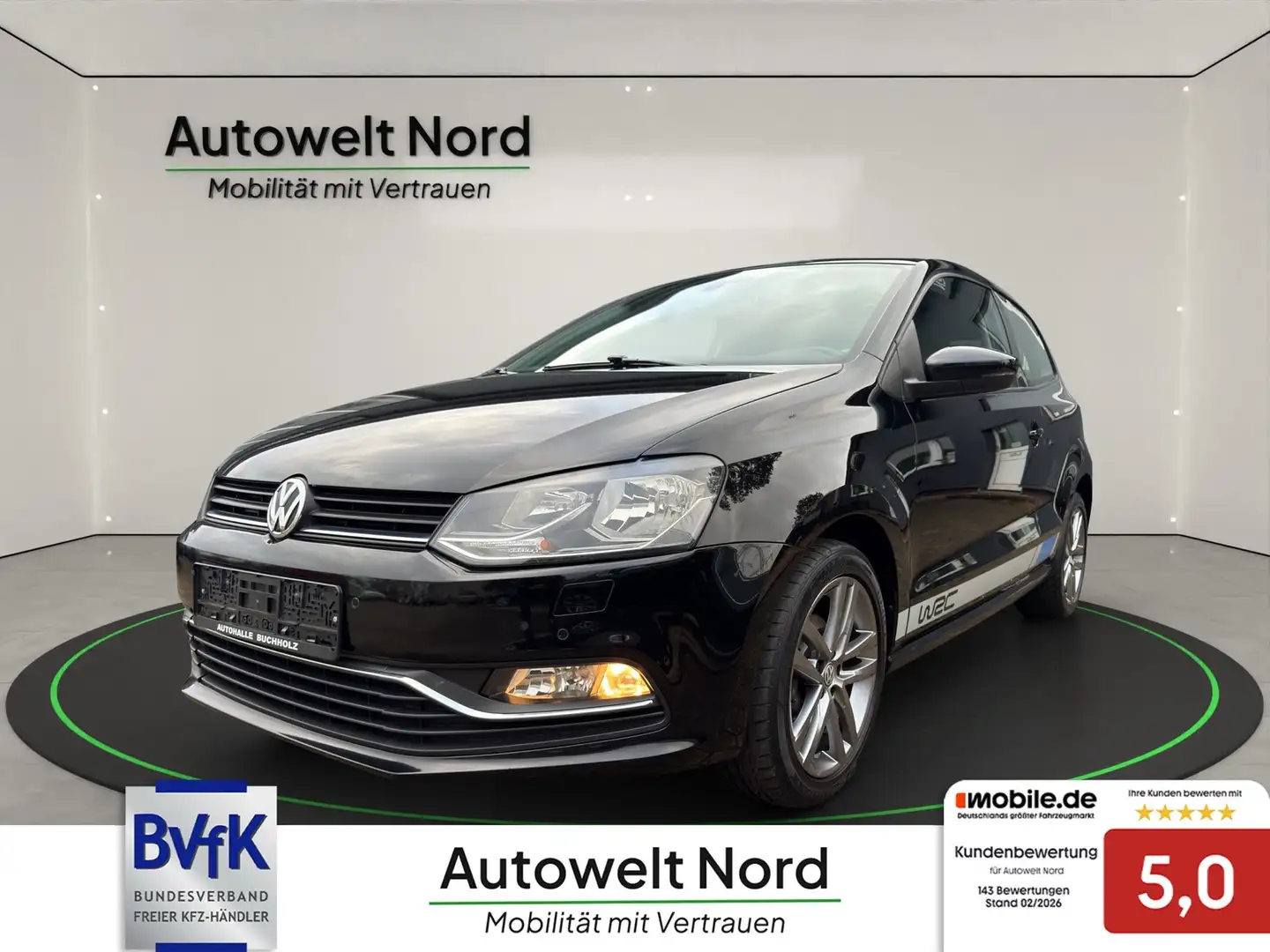 Volkswagen Polo Volkswagen Polo 1.4 TDI Cup-Paket~Comfortline Blue Schwarz - 1