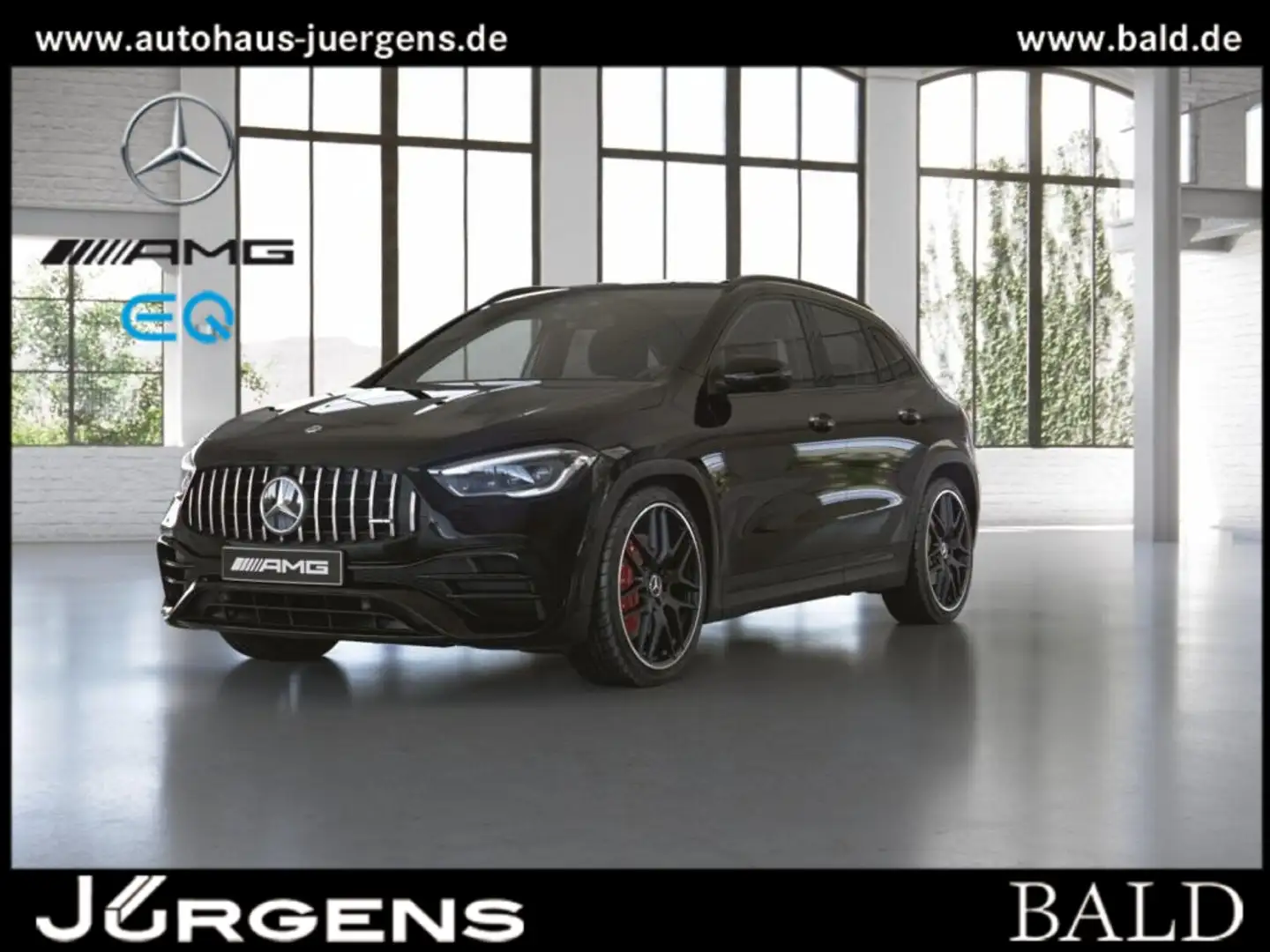 Mercedes-Benz GLA 45 AMG AMG GLA 45 S 4M+ MLB/360/Pano/Burm/Night/AHK/SHZ Schwarz - 1
