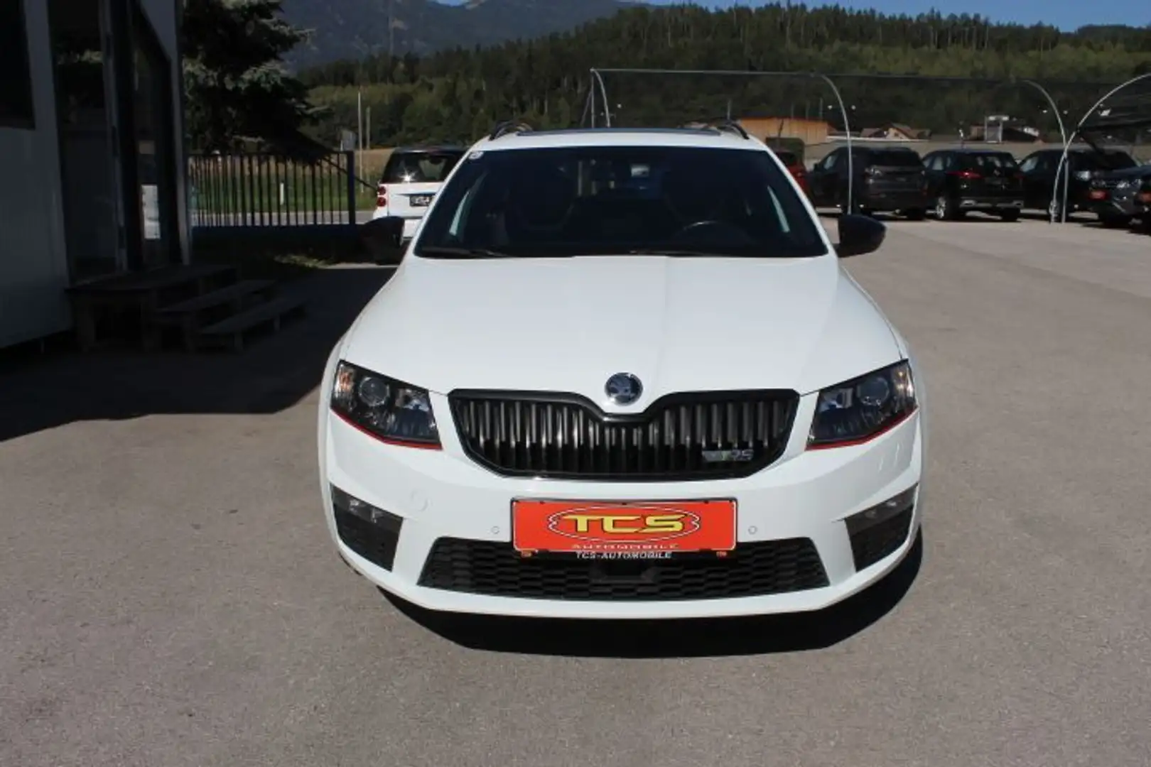 Skoda Octavia Combi RS 2,0 TDI Green tec Weiß - 2