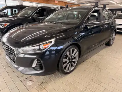 Black 2018 Hyundai Elantra GT Sport FWD Hatchback Front-Wheel Drive Automatic