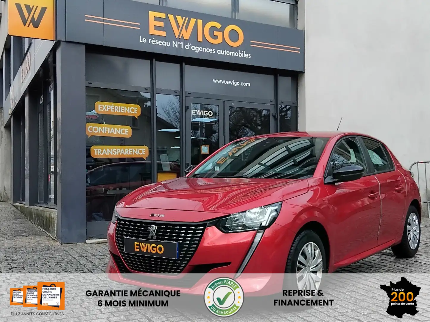 Peugeot 208 1.5 hdi 100 ACTIVE ex-auto école garantie 1 an - 1