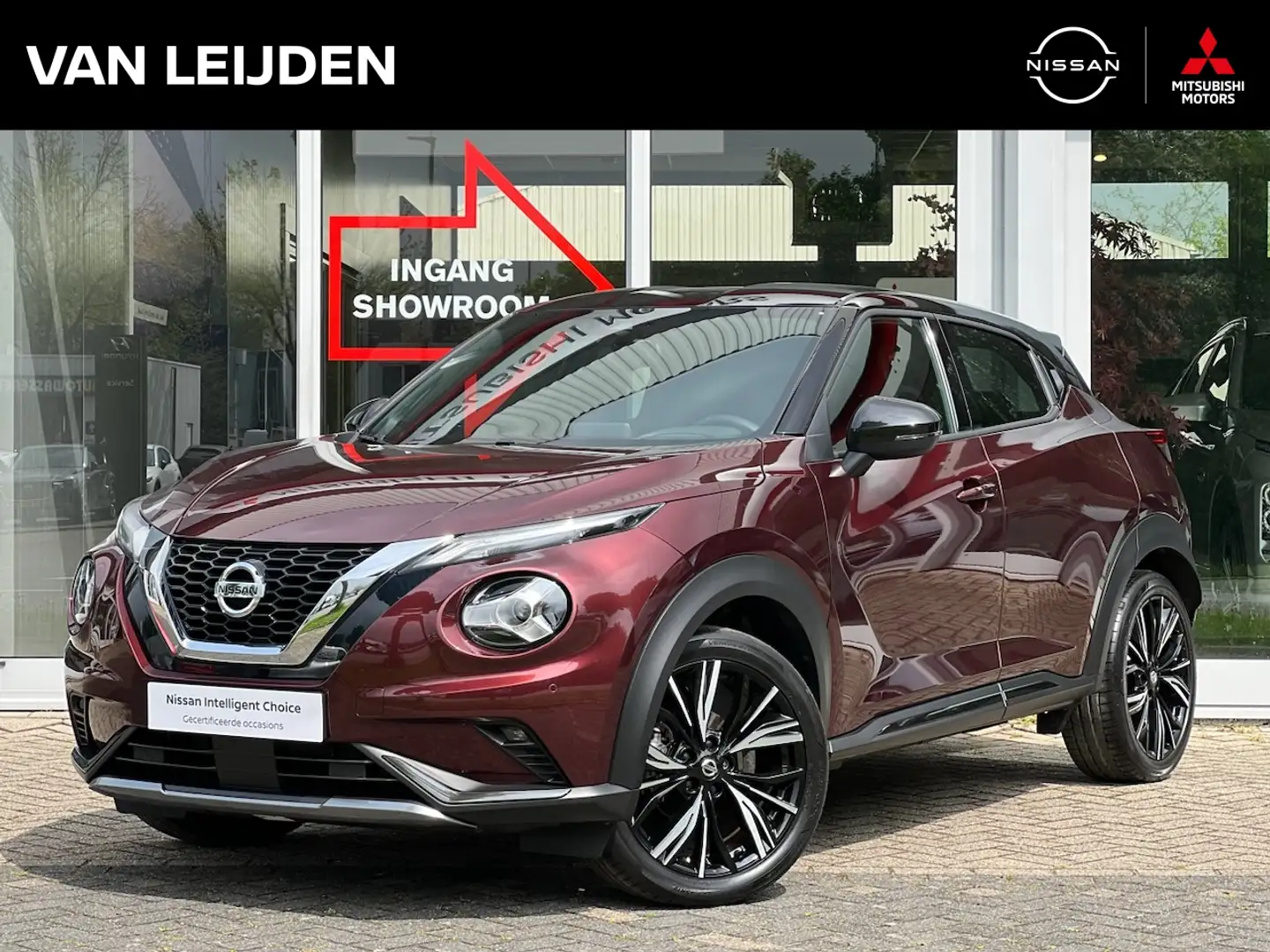 Nissan Juke 1.0 DIG-T 117pk DCT N-Design | Navigatie | Camera Rosso - 1