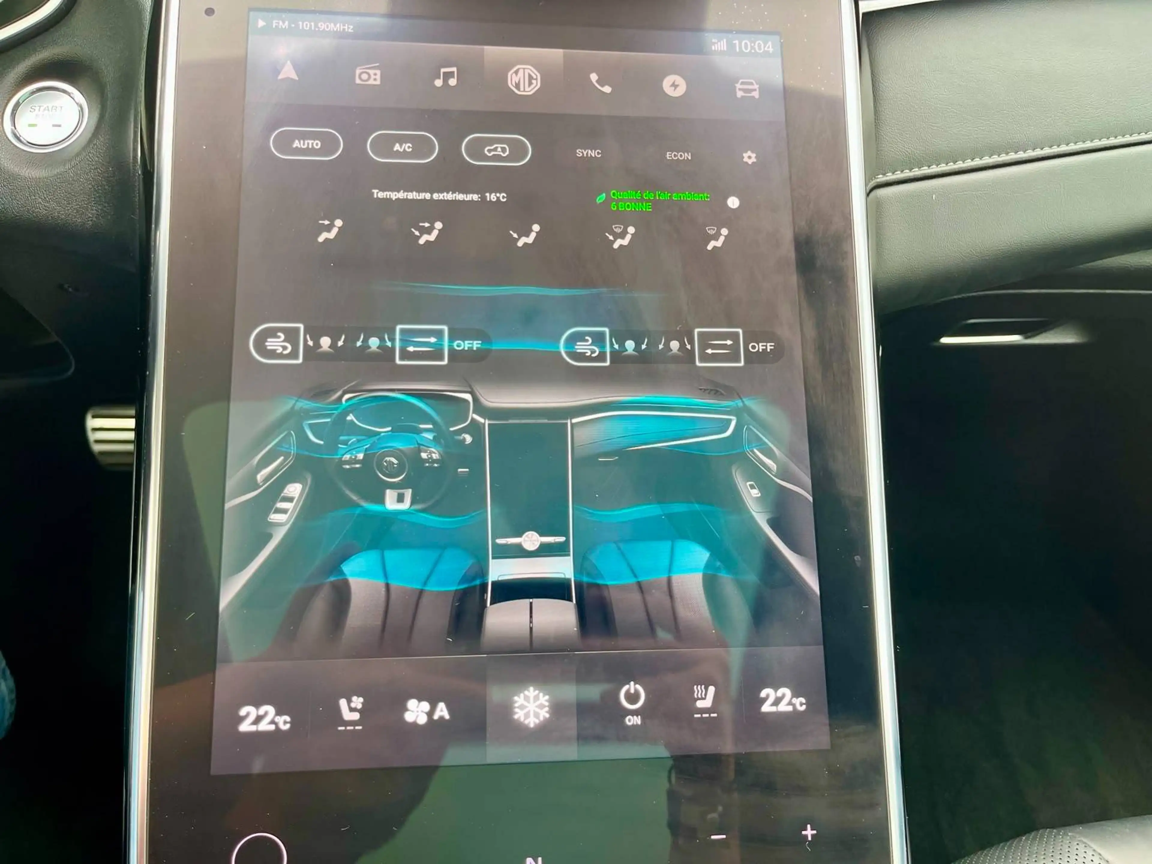 MG Marvel R 70 kWh Performance AWD LED/CUIR/TOIT-OUV/SIEGES-CHAUF/CAMERA360°/ACC — photo 14