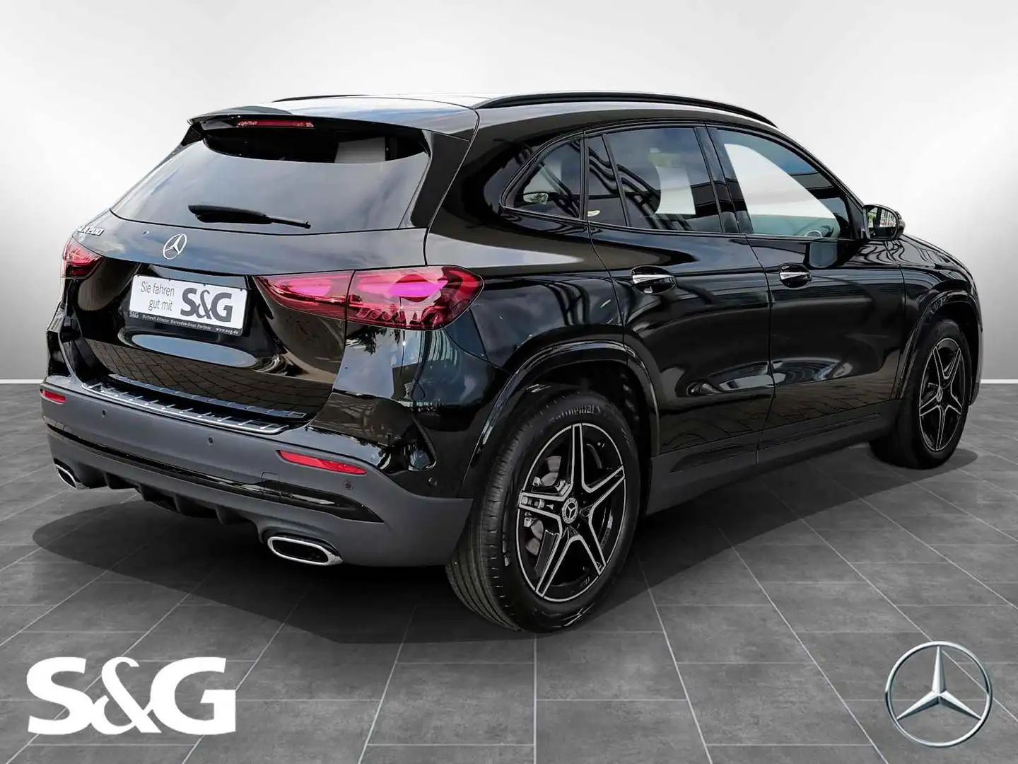 Mercedes-Benz GLA 200 AMG Night+MBUX+360°+LED+Pano+DAB+Totwink Negru - 2
