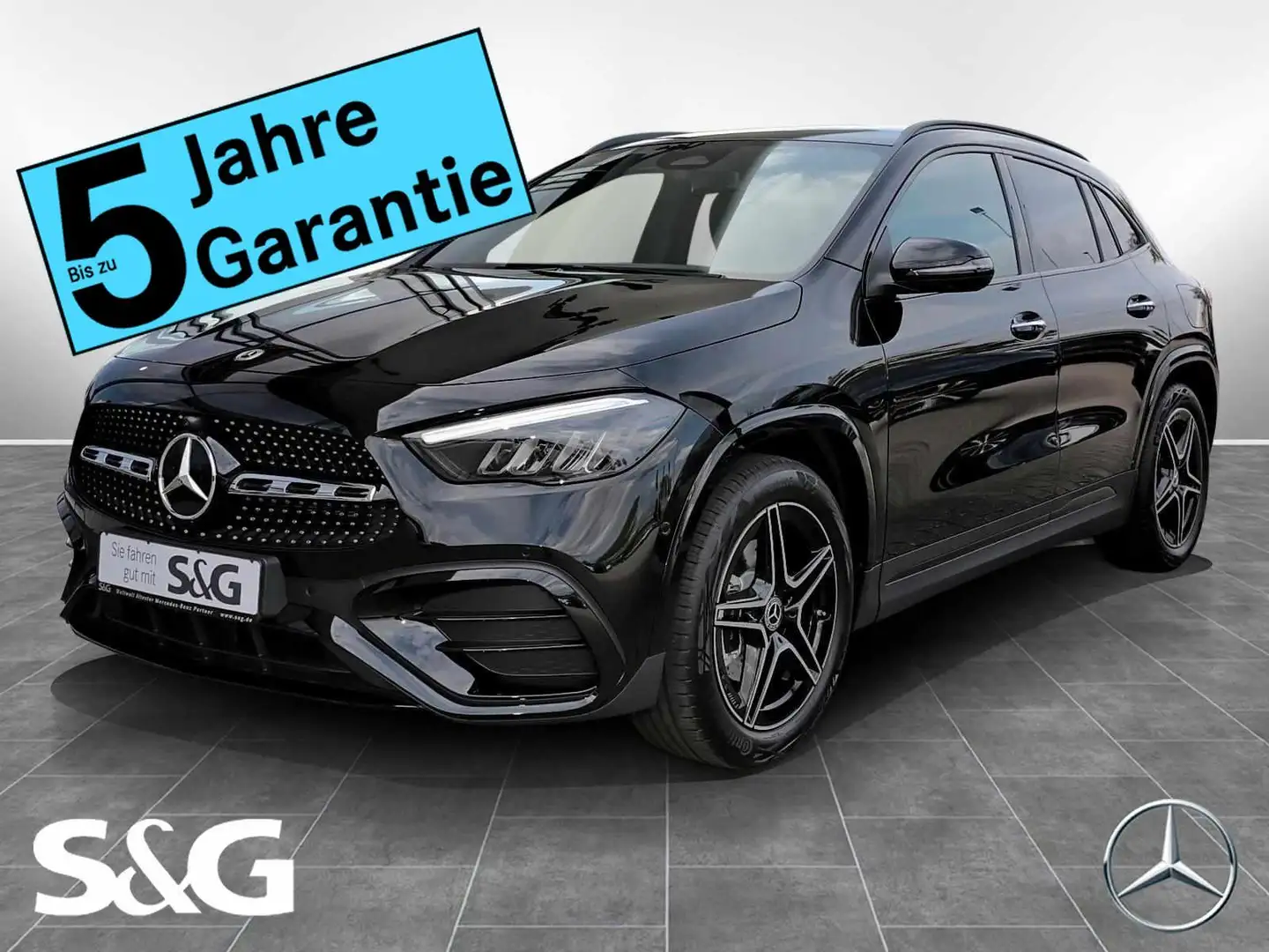 Mercedes-Benz GLA 200 AMG Night+MBUX+360°+LED+Pano+DAB+Totwink Negru - 1