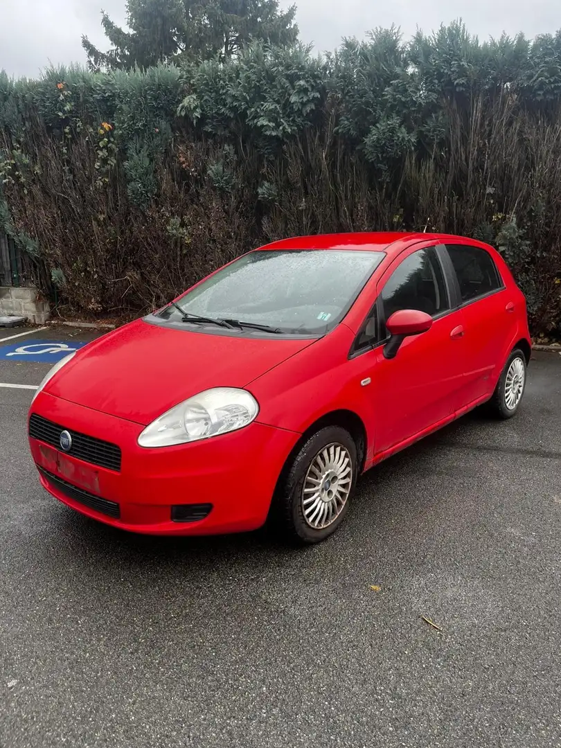Fiat Grande Punto VENTE SANS CONTROLE TECHNIQUE AIRCO Rood - 1